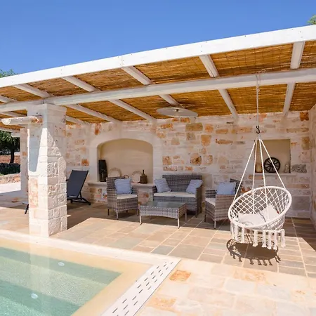 Trullo Mont Bell Con Giardino E Piscina Privata 度假居 塞尔瓦·迪·法萨诺