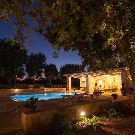 Trullo Mont Bell Con Giardino E Piscina Privata 度假居 塞尔瓦·迪·法萨诺